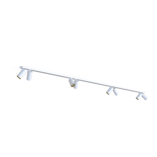 Lampa sufitowa reflektorowa MONO 2x150 7694 Nowodvorski 8xGU10 R50 10W only LED Stal lakierowana Biały