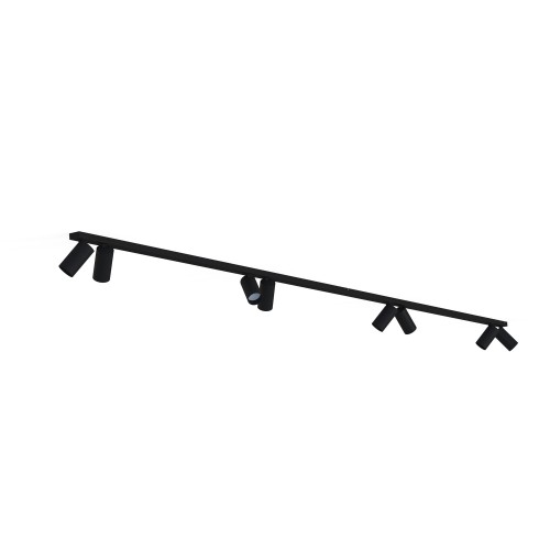 Lampa sufitowa reflektorowa MONO 2x150 7720 Nowodvorski 8xGU10 R50 10W only LED Stal lakierowana Czarny