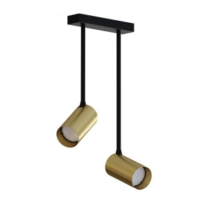 Lampa sufitowa reflektorowa MONO LONG 7733 Nowodvorski 2xGU10 R50 10W only LED Lity mosiądz Mosiądz