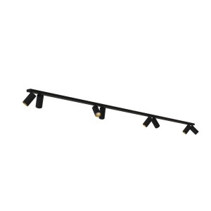 Lampa sufitowa reflektorowa MONO 2x150 7698 Nowodvorski 8xGU10 R50 10W only LED Stal lakierowana Czarny