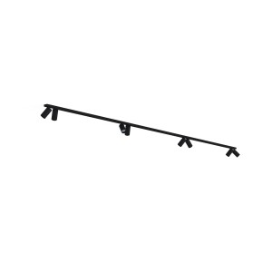 Lampa sufitowa reflektorowa MONO 2x200 7722 Nowodvorski 8xGU10 R50 10W only LED Stal lakierowana Czarny