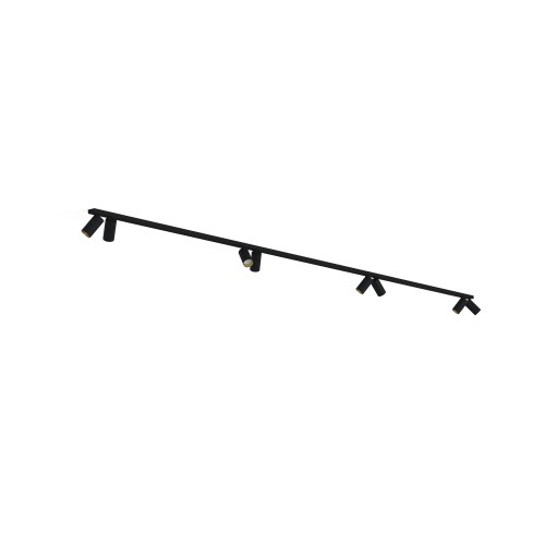 Lampa sufitowa reflektorowa MONO 2x200 7701 Nowodvorski 8xGU10 R50 10W only LED Stal lakierowana Czarny