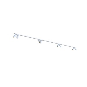 Lampa sufitowa reflektorowa MONO 2x200 7696 Nowodvorski 8xGU10 R50 10W only LED Stal lakierowana Biały