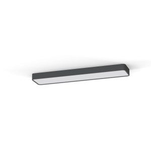 Lampa sufitowa plafon SOFT CEILING LED 90X20 7531 Nowodvorski 2xLED TUBE T8 16W Aluminium lakierowane Grafitowy