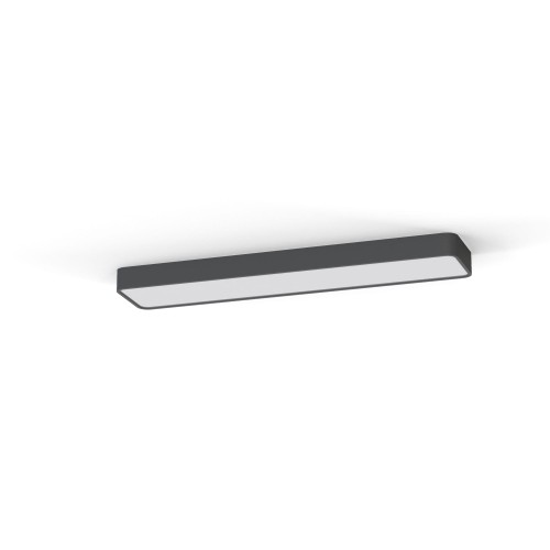 Lampa sufitowa plafon SOFT CEILING LED 90X20 7531 Nowodvorski 2xLED TUBE T8 16W Aluminium lakierowane Grafitowy