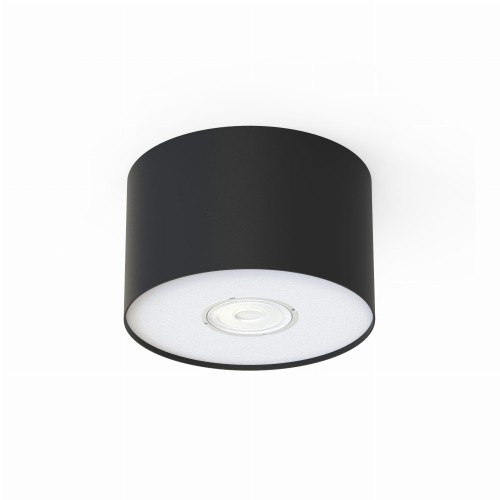 Lampa sufitowa natynkowa POINT S 7603 Nowodvorski 1xGU10 R50 10W only LED Stal lakierowana Czarny