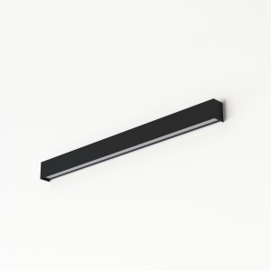 Lampa ścienna Kinkiet STRAIGHT WALL LED M 7594 Nowodvorski 1xLED TUBE T8 16W Stal lakierowana Czarny