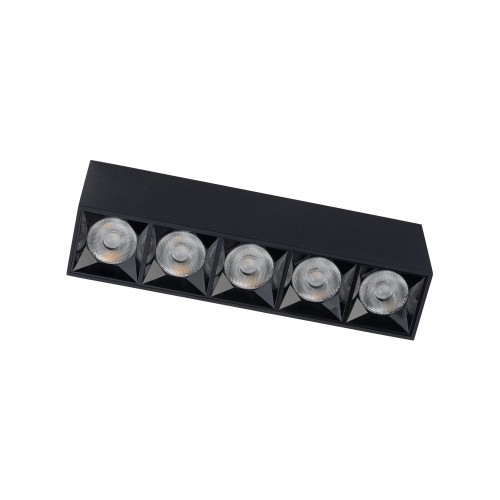 Lampa sufitowa natynkowa MIDI LED 10058 Nowodvorski LED 20W Aluminium lakierowane Czarny