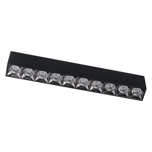 Lampa sufitowa natynkowa MIDI LED 10060 Nowodvorski LED 40W Aluminium lakierowane Czarny