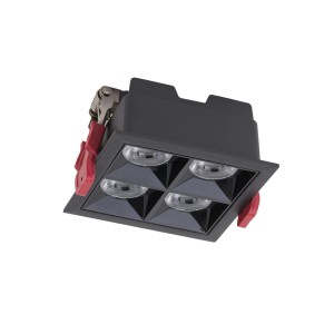 Lampa sufitowa podtynkowa MIDI LED RECESSED 10064 Nowodvorski LED 16W Aluminium lakierowane Czarny