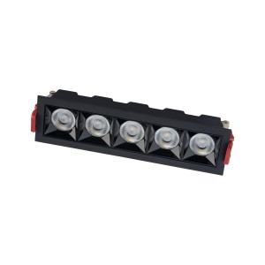 Lampa sufitowa podtynkowa MIDI LED RECESSED 10065 Nowodvorski LED 20W Aluminium lakierowane Czarny