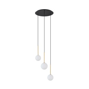 Lampa wisząca KARO 10304 Nowodvorski 3xG9 12W only LED Stal lakierowana Czarny
