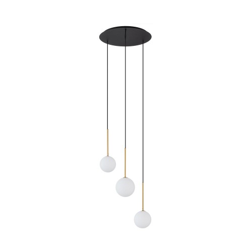 Lampa wisząca KARO 10304 Nowodvorski 3xG9 12W only LED Stal lakierowana Czarny
