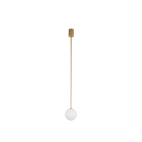 Lampa wisząca KIER M 10306 Nowodvorski 1xG9 12W only LED Stal lakierowana Satynowy złoty