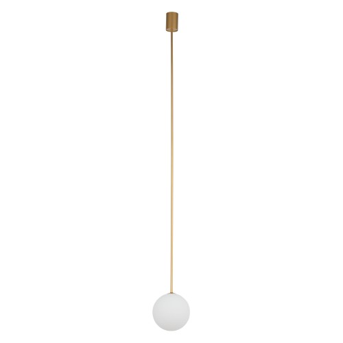 Lampa wisząca KIER L 10308 Nowodvorski 1xG9 12W only LED Stal lakierowana Satynowy złoty