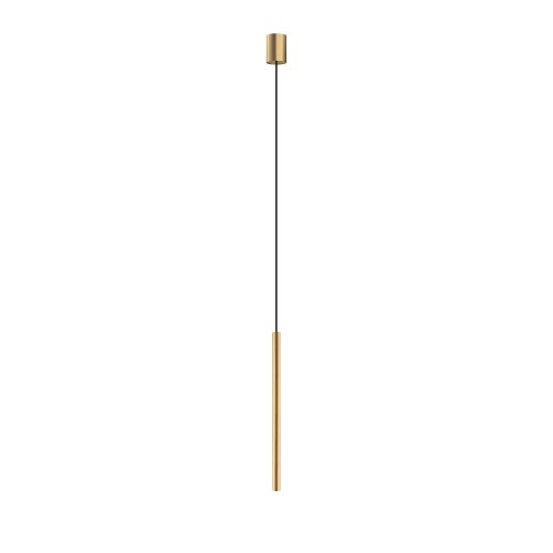Lampa wisząca LASER 490 10453 Nowodvorski 1xG9 10W only LED Stal lakierowana Satynowy złoty