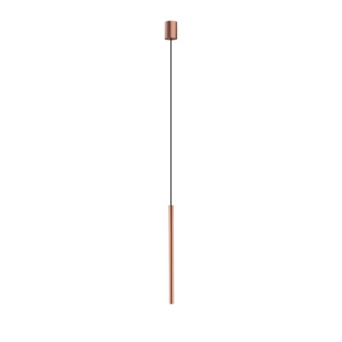 Lampa wisząca LASER 490 10452 Nowodvorski 1xG9 10W only LED Stal lakierowana Satynowa miedź