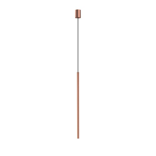 Lampa wisząca LASER 750 10448 Nowodvorski 1xG9 10W only LED Stal lakierowana Satynowa miedź