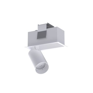 Lampa sufitowa reflektorowa MONO DEEP 10464 Nowodvorski 1xGU10 R50 10W only LED Stal lakierowana Biały