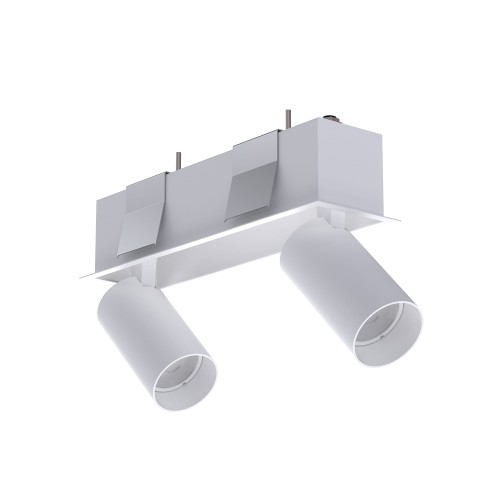 Lampa sufitowa reflektorowa MONO DEEP 10465 Nowodvorski 2x 10W only LED Stal lakierowana Biały