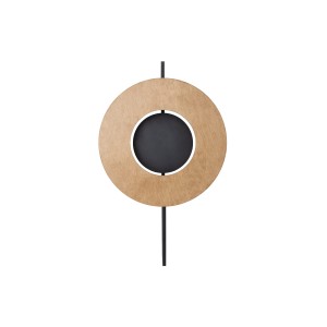 Lampa ścienna Kinkiet SUNSET NATURAL A 10576 Nowodvorski 2xGX53 12W only LED Sklejka Naturalne drewno