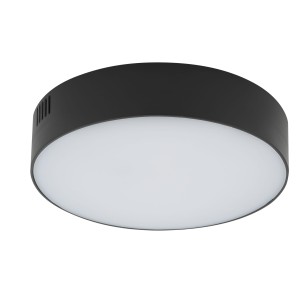Lampa sufitowa plafon LID ROUND LED 25W 10416 Nowodvorski LED 25W Tworzywo sztuczne Czarny