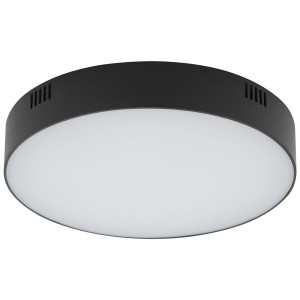 Lampa sufitowa plafon LID ROUND LED 35W 10417 Nowodvorski LED 35W Tworzywo sztuczne Czarny