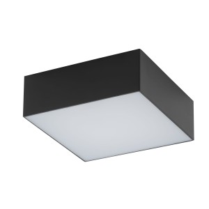 Lampa sufitowa plafon LID SQUARE LED 15W 10424 Nowodvorski LED 15W Tworzywo sztuczne Czarny