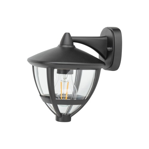 Lampa zewnętrzna ścienna AMELIA 10495 Nowodvorski 1xE27 10W only LED IP44 Aluminium lakierowane Czarny