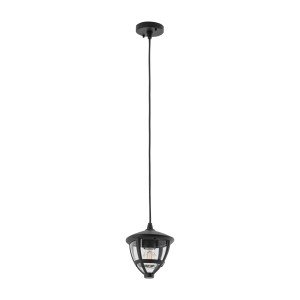 Lampa zewnętrzna wisząca AMELIA BL CG 10496 Nowodvorski 1xE27 10W only LED IP44 Aluminium lakierowane Czarny