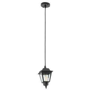 Lampa zewnętrzna wisząca ANA 10500 Nowodvorski 1xE27 10W only LED IP44 Aluminium lakierowane Czarny