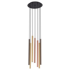 Lampa wisząca LASER 490 10704 Nowodvorski 7xG9 10W only LED Stal lakierowana Multikolor