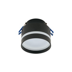 Lampa sufitowa podtynkowa MURTER 10489 Nowodvorski 1xGX53 12W only LED Aluminium lakierowane Czarny