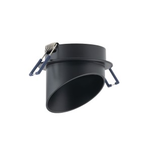 Lampa sufitowa podtynkowa SOLTA 10491 Nowodvorski 1xGU10 R50 10W only LED Aluminium lakierowane Czarny