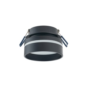 Lampa sufitowa podtynkowa MLJET 10493 Nowodvorski 1xGU10 R50 10W only LED Aluminium lakierowane Czarny