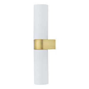 Lampa ścienna Kinkiet NATALIE 10727 Nowodvorski 2xG9 10W only LED Aluminium Mosiądz
