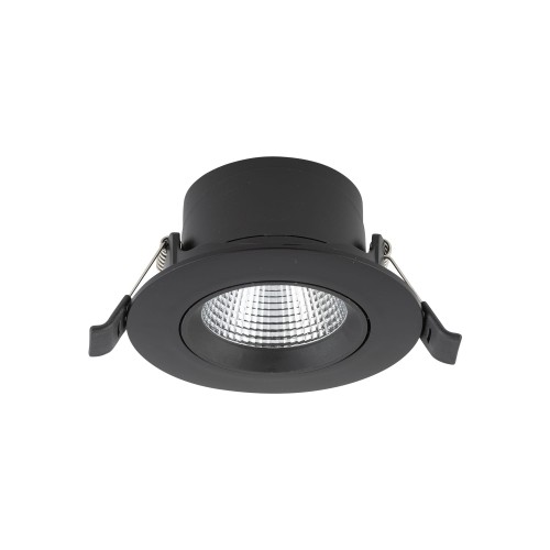 Lampa sufitowa podtynkowa EGINA LED 10W 10553 Nowodvorski LED 10W Tworzywo sztuczne Czarny