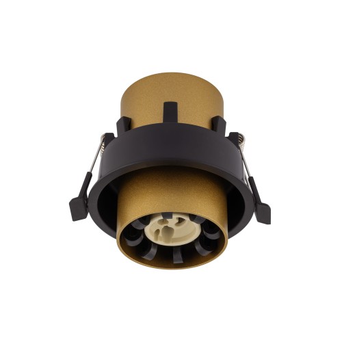 Lampa sufitowa podtynkowa MONO SLIDE 10800 Nowodvorski 1xGU10 R50 10W only LED Stal lakierowana Satynowy złoty