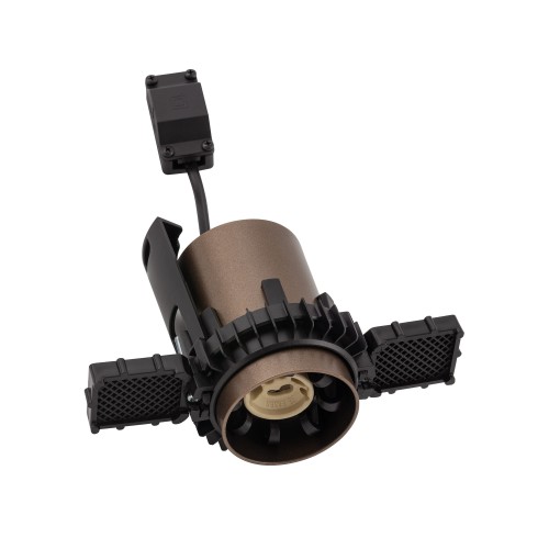 Lampa sufitowa podtynkowa MONO SLIDE TRIMLESS 10806 Nowodvorski 1xGU10 R50 10W only LED Stal lakierowana Satynowy czekoladowy