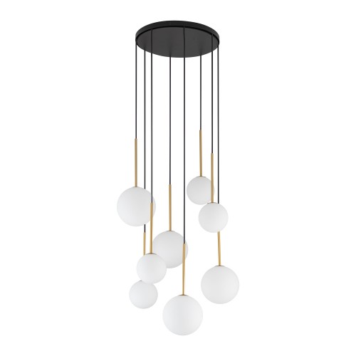 Lampa wisząca KARO 10934 Nowodvorski 8xG9 12W only LED Stal lakierowana Czarny