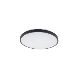 Lampa sufitowa plafon AGNES ROUND LED PRO 10972 Nowodvorski LED 22W Stal lakierowana Czarny  4000K
