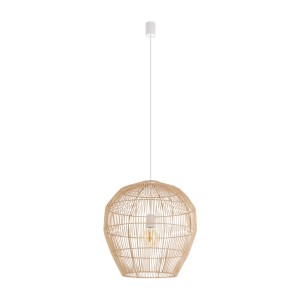 Lampa wisząca HAITI M 11164 Nowodvorski 1xE27 25W only LED Bambus Naturalne drewno