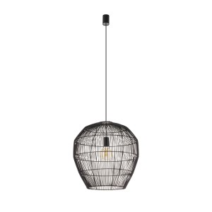 Lampa wisząca HAITI M 11167 Nowodvorski 1xE27 25W only LED Bambus Czarny