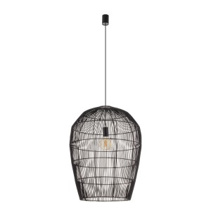 Lampa wisząca HAITI L 11168 Nowodvorski 1xE27 25W only LED Bambus Czarny