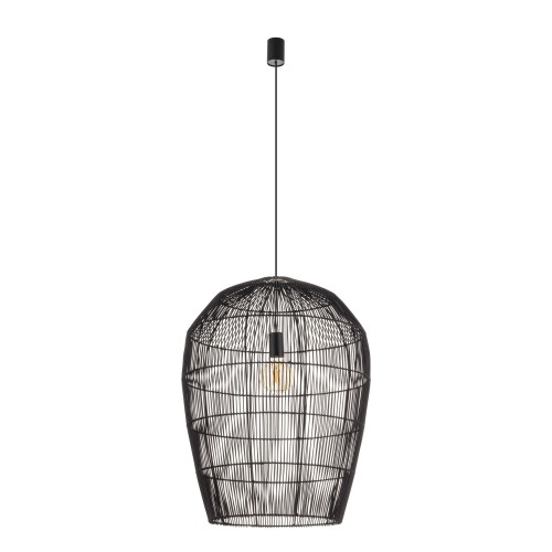 Lampa wisząca HAITI L 11168 Nowodvorski 1xE27 25W only LED Bambus Czarny