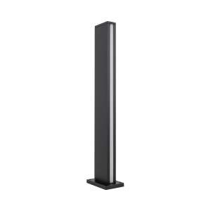 Lampa zewnętrzna stojąca SLIT 11376  LED 11376 Nowodvorski LED 12W IP54  Czarna