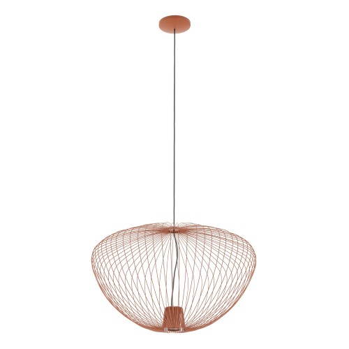 Lampa wisząca PUMPKIN L 11494 Nowodvorski 1xGU10 R50 10W only LED Stal lakierowana Terracotta