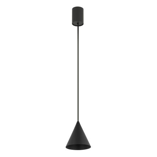 Lampa wisząca ZENITH XS 11452 Nowodvorski 1xGU10 R50 10W only LED Stal lakierowana Czarny