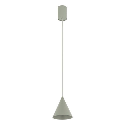 Lampa wisząca ZENITH XS 11492 Nowodvorski 1xGU10 R50 10W only LED Stal lakierowana Sage green