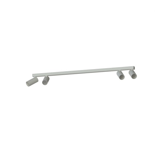 Lampa sufitowa reflektorowa FOURTY 11438 Nowodvorski 4xGU10 R35 10W only LED Aluminium lakierowane Silk gray
